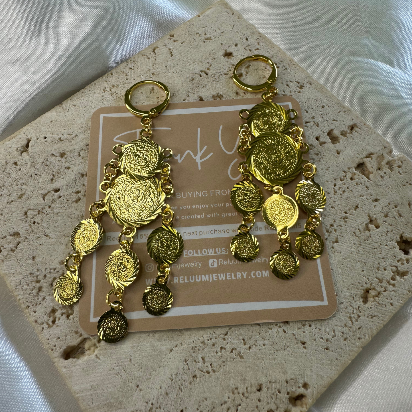 arab style hanging earrings