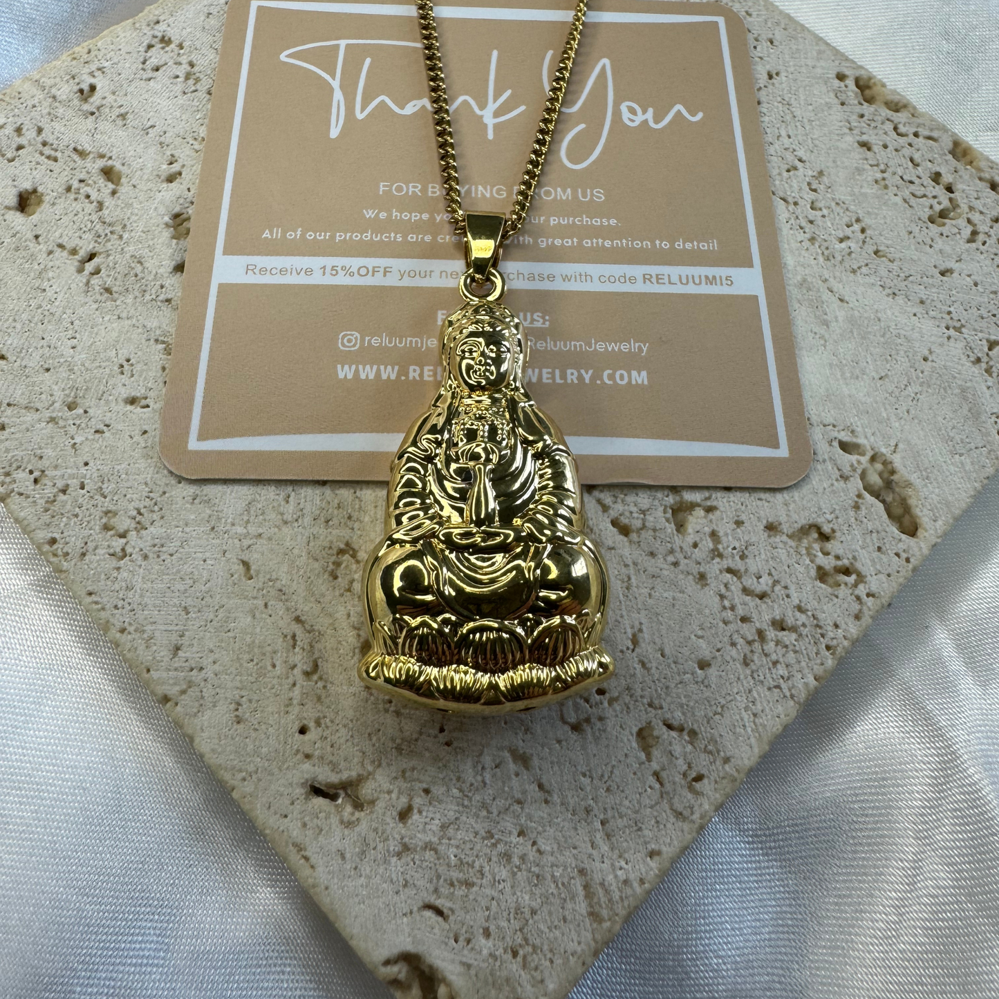 guanyin big buddha pendant