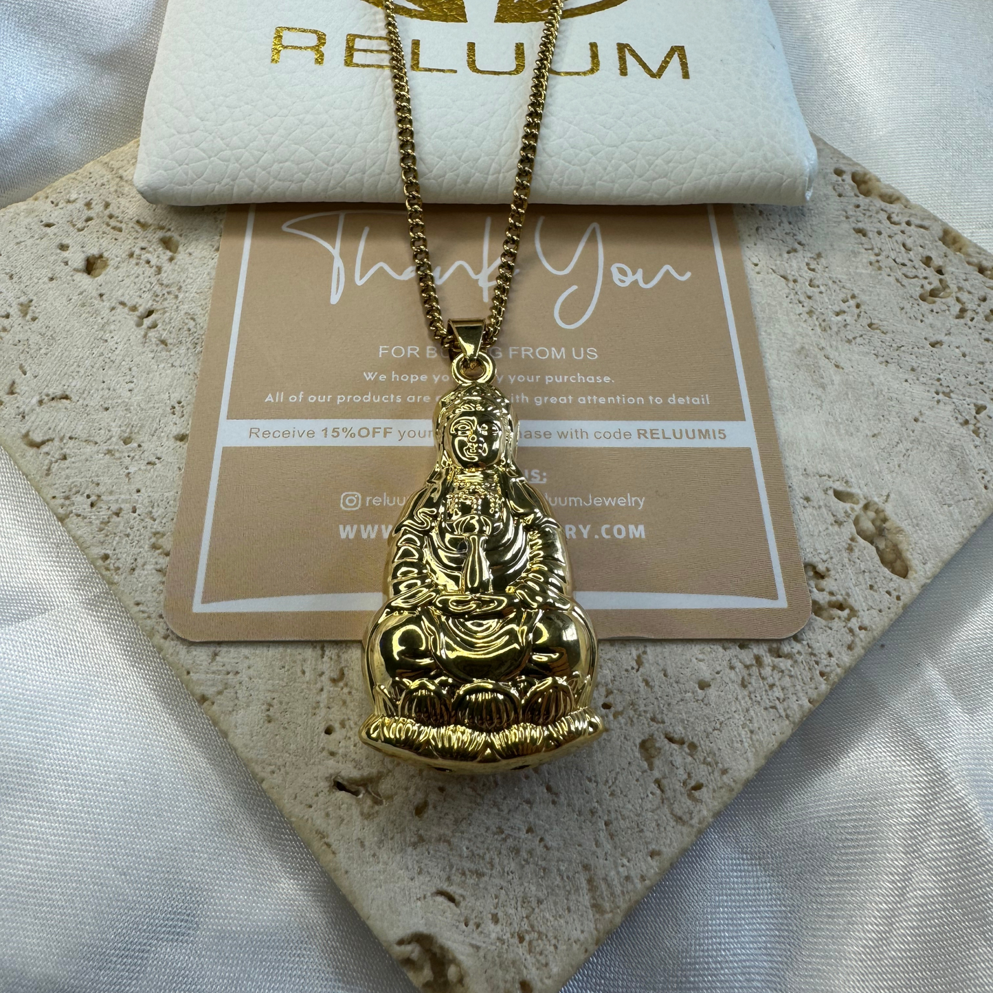 guanyin big buddha pendant