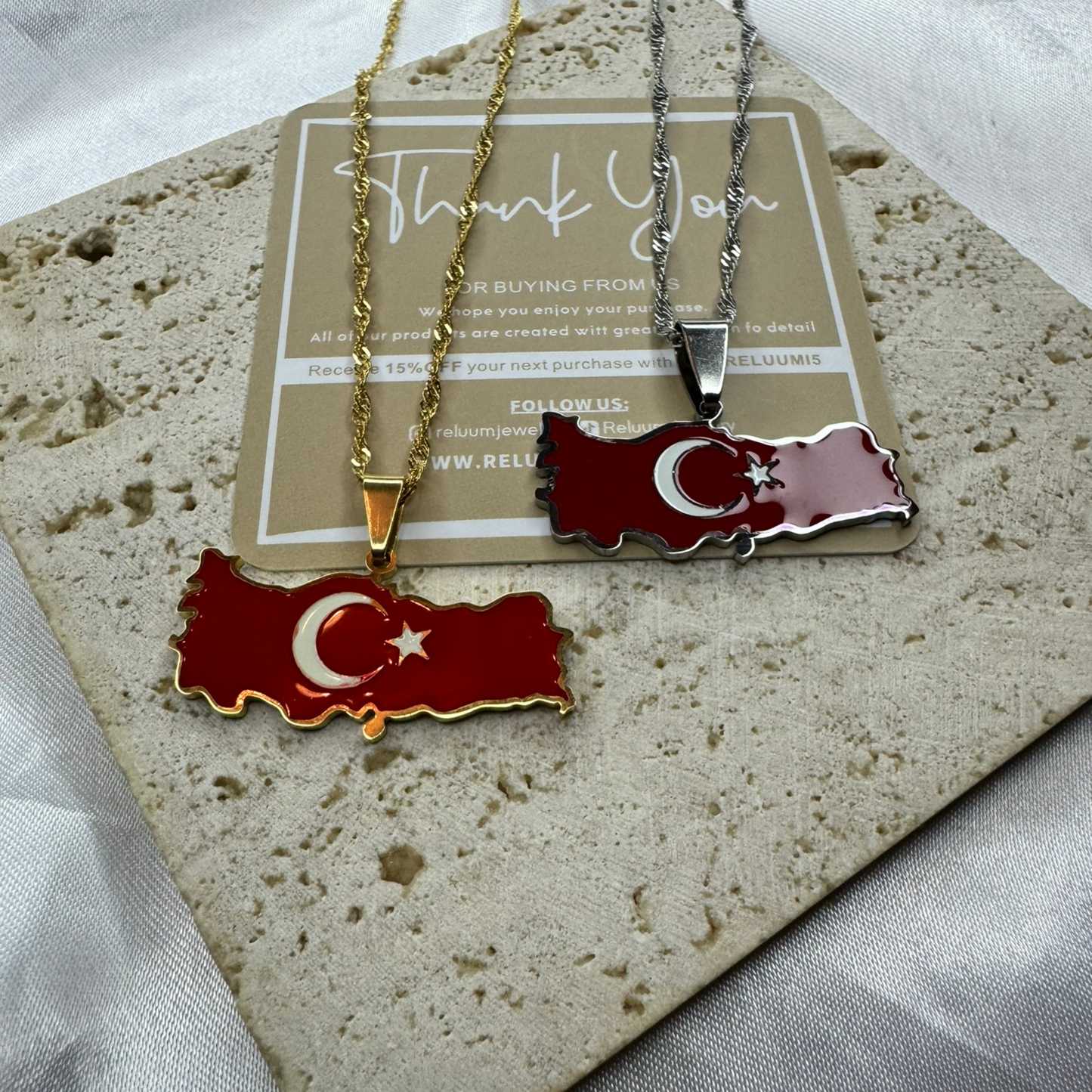 turkey map - with flag