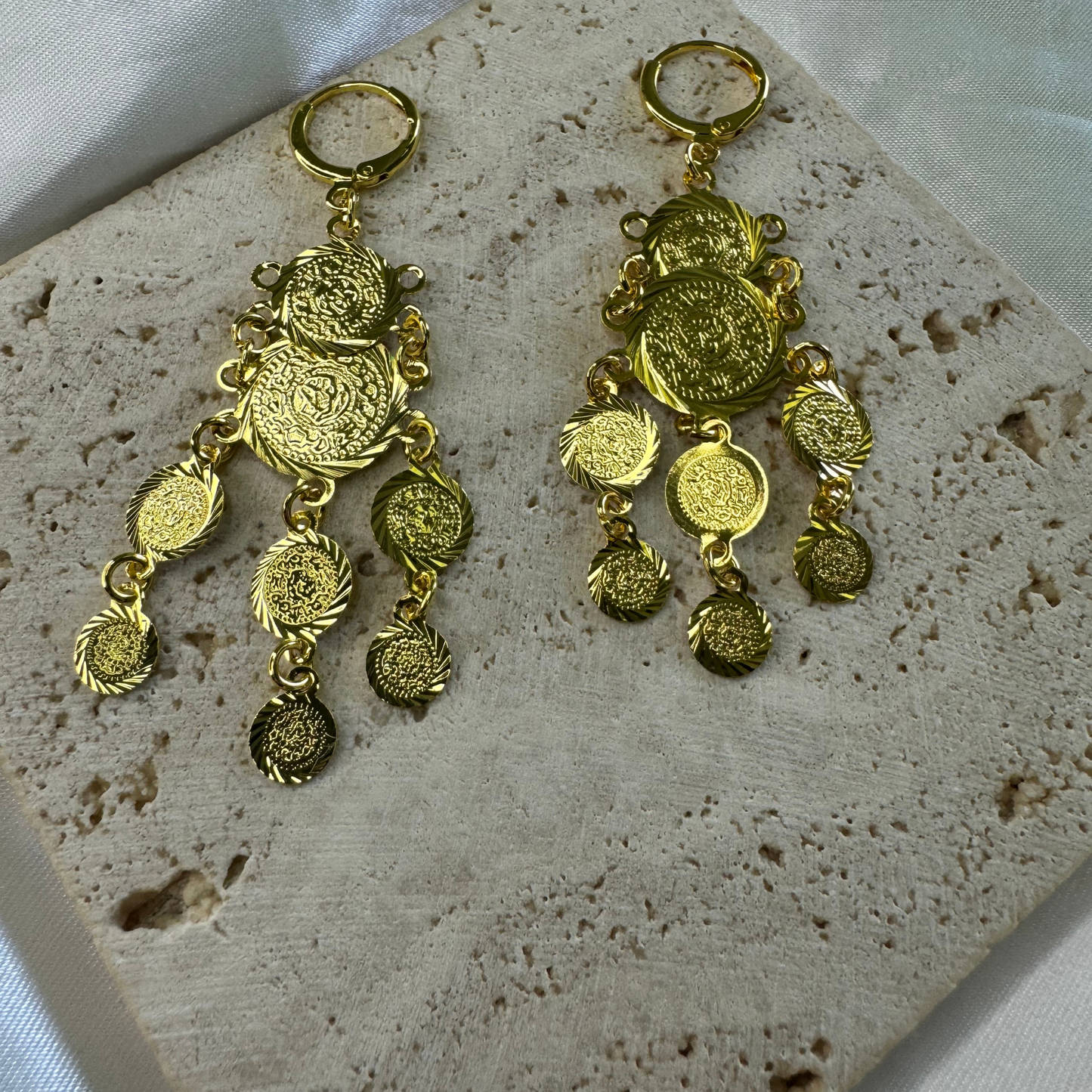 arab style hanging earrings