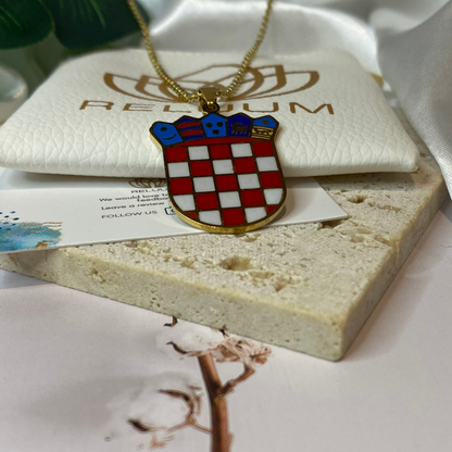 Escudo De Armas De Croacia Emblema Grande